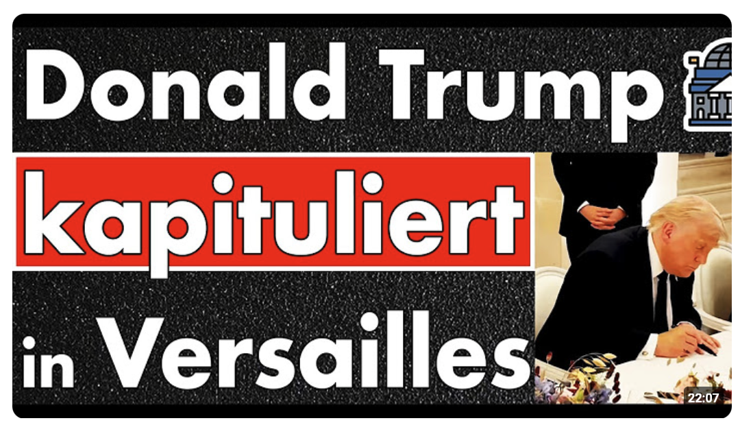 Trump kapituliert in Versailles! Historische US-Niederlage – Iran-Situation schlechter als zuvor