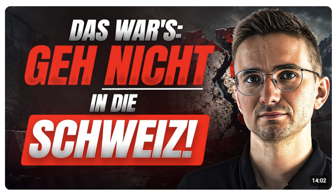 Das war’s. Die SCHWEIZ überwacht jetzt ALLE.