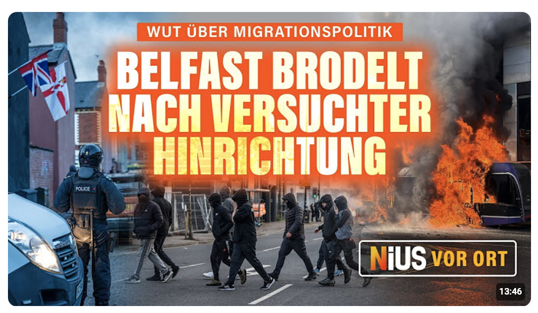 Wut über Migrationspolitik: Belfast brodelt nach versuchter Hinrichtung