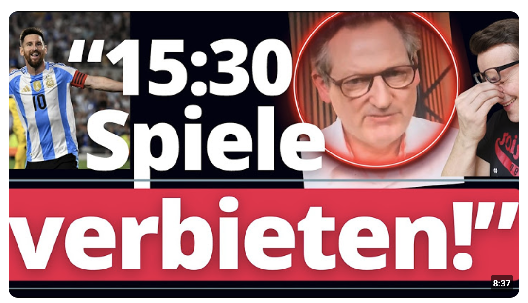 KLIMA-WAHNSINN erreicht die WM! Hirschhausen mit dramatischer Forderung!