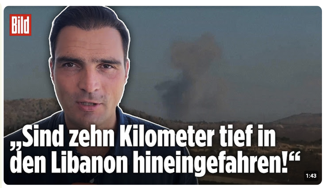 LIBANON: Von Waffenstillstand keine Spur! Einsatz von Israel gegen Hisbollah geht weiter!