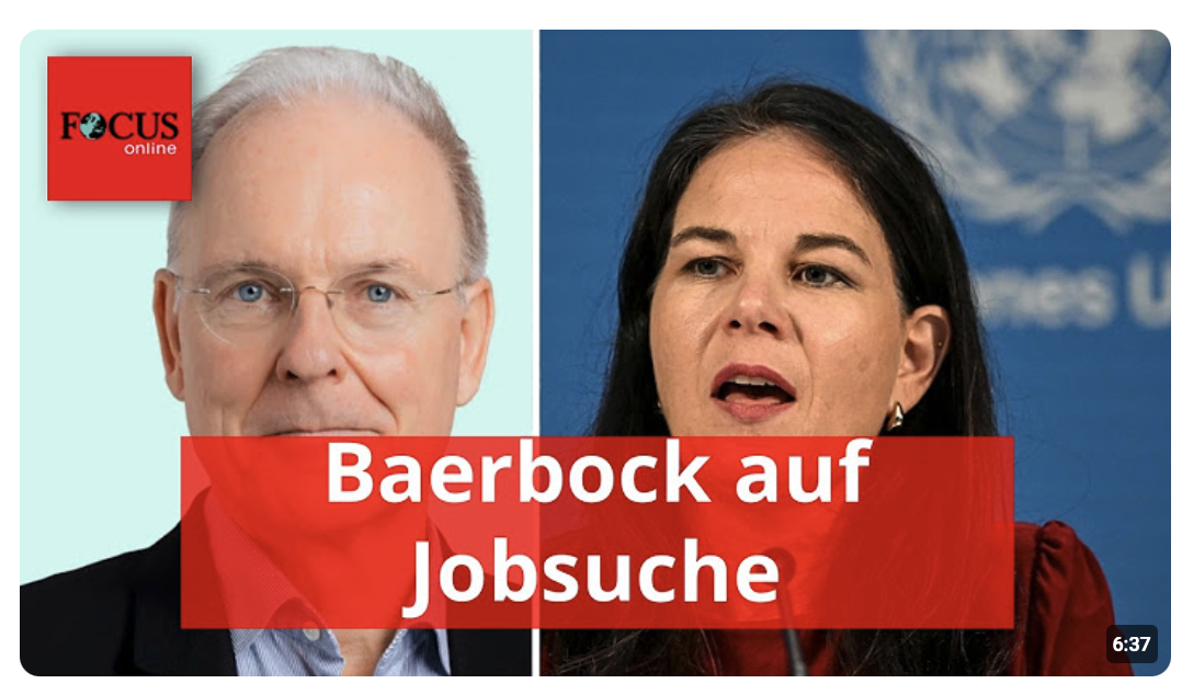 Baerbock pocht auf „Regeln”, dabei ist sie nur auf Job-Suche