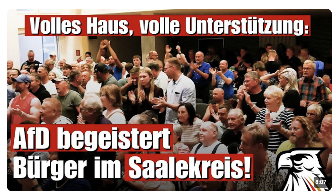 Volles Haus, volle Unterstützung: AfD begeistert Bürger im Saalekreis!