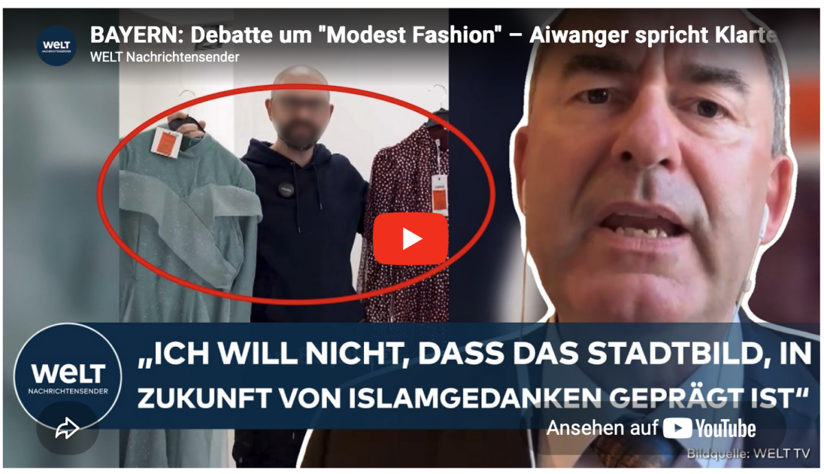 BAYERN: Debatte um „Modest Fashion“ – Aiwanger spricht Klartext! „Das ist kein Modetrend“