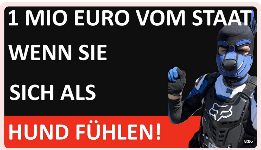 Werden Sie doch einfach ein Hund!
