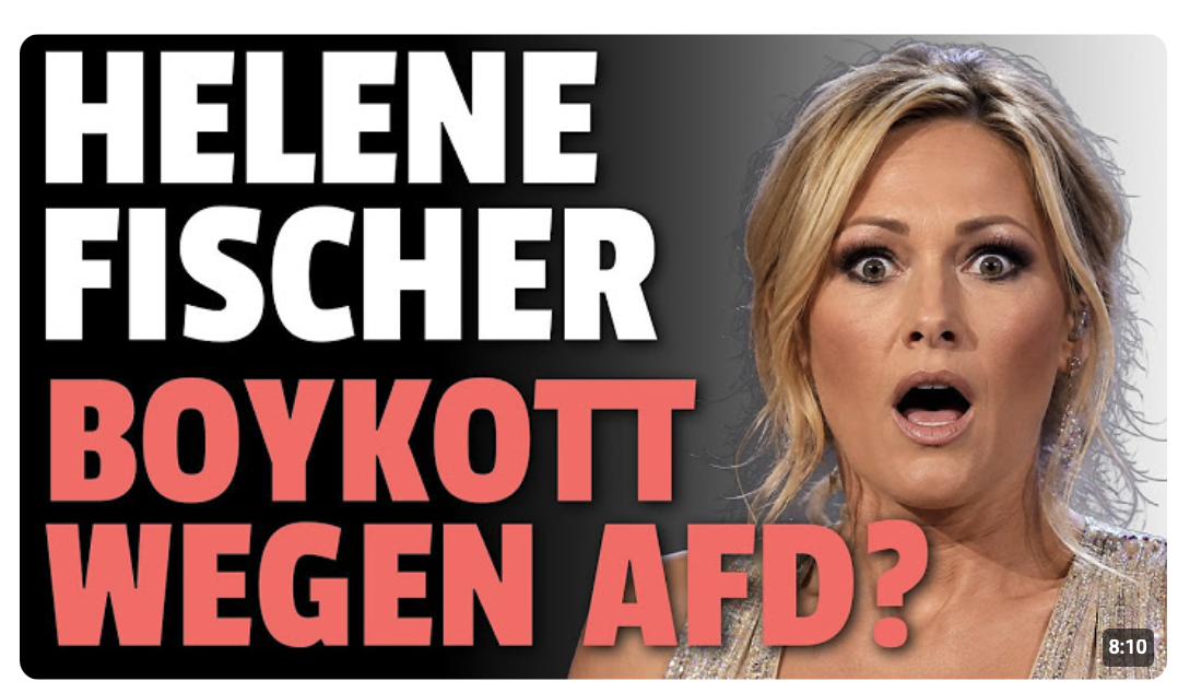 Desaster für Helene Fischer: AfD Fans boykottieren Konzert!