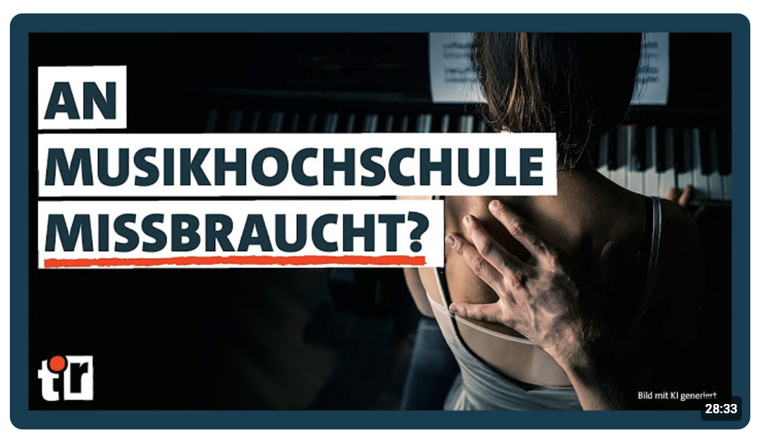 Missbrauch an Musikhochschulen: Tonaufnahmen zeigen Grenzüberschreitung | Doku