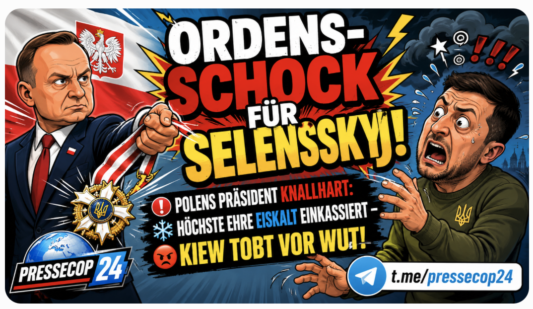 ORDENS-SCHOCK FÜR SELENSKYJ!