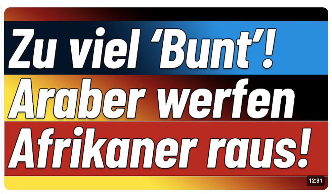 Beamtenkosten übersteigen jedes Maß! ++ Schulpflicht ist Todesfalle! ++ Araber haben genug von Bunt!