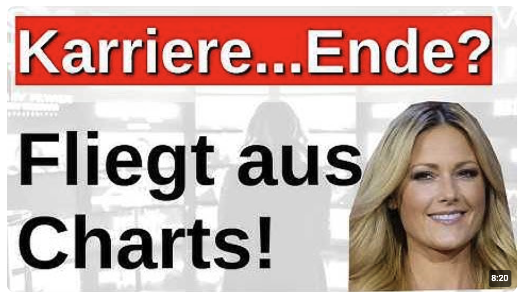 Helene Fischer fliegt aus den Charts! Sie bricht überall ein! Karriere bald zu Ende?