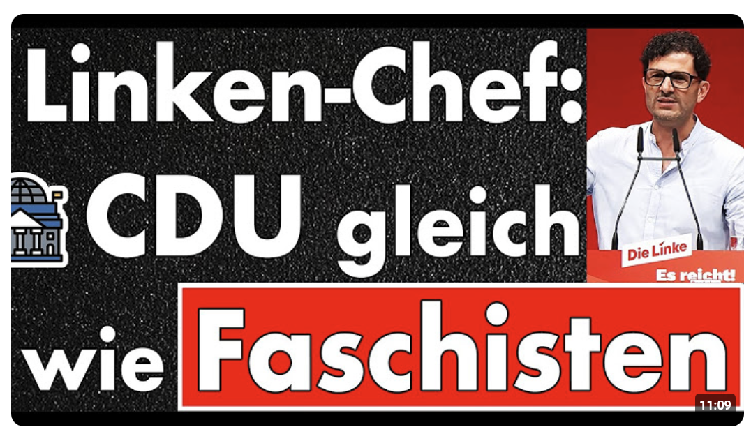 Linken-Chef nennt CDU ‚faschistisch‘ – ‚Kein Unterschied zur AfD‘ – Luigi Pantisano am Limit!