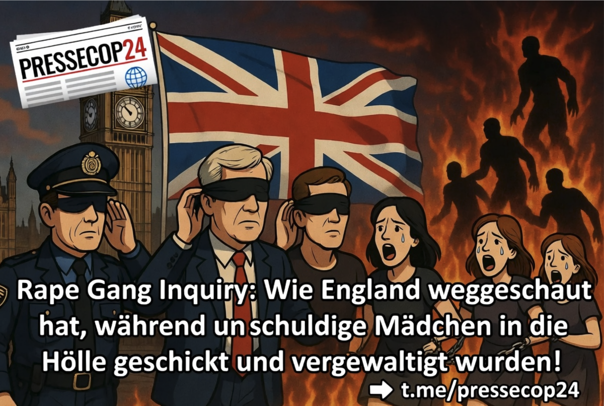 Rape Gang Inquiry: Wie England weggeschaut hat, während unschuldige Mädchen in die Hölle geschickt und vergewaltigt  wurden!