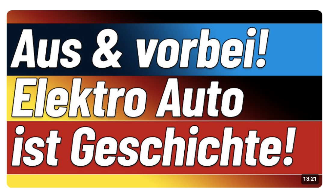 eAuto Hersteller verknackt! +++ Weisswurst bekommt neue Zutat! +++ First Lady muss in den Bau!