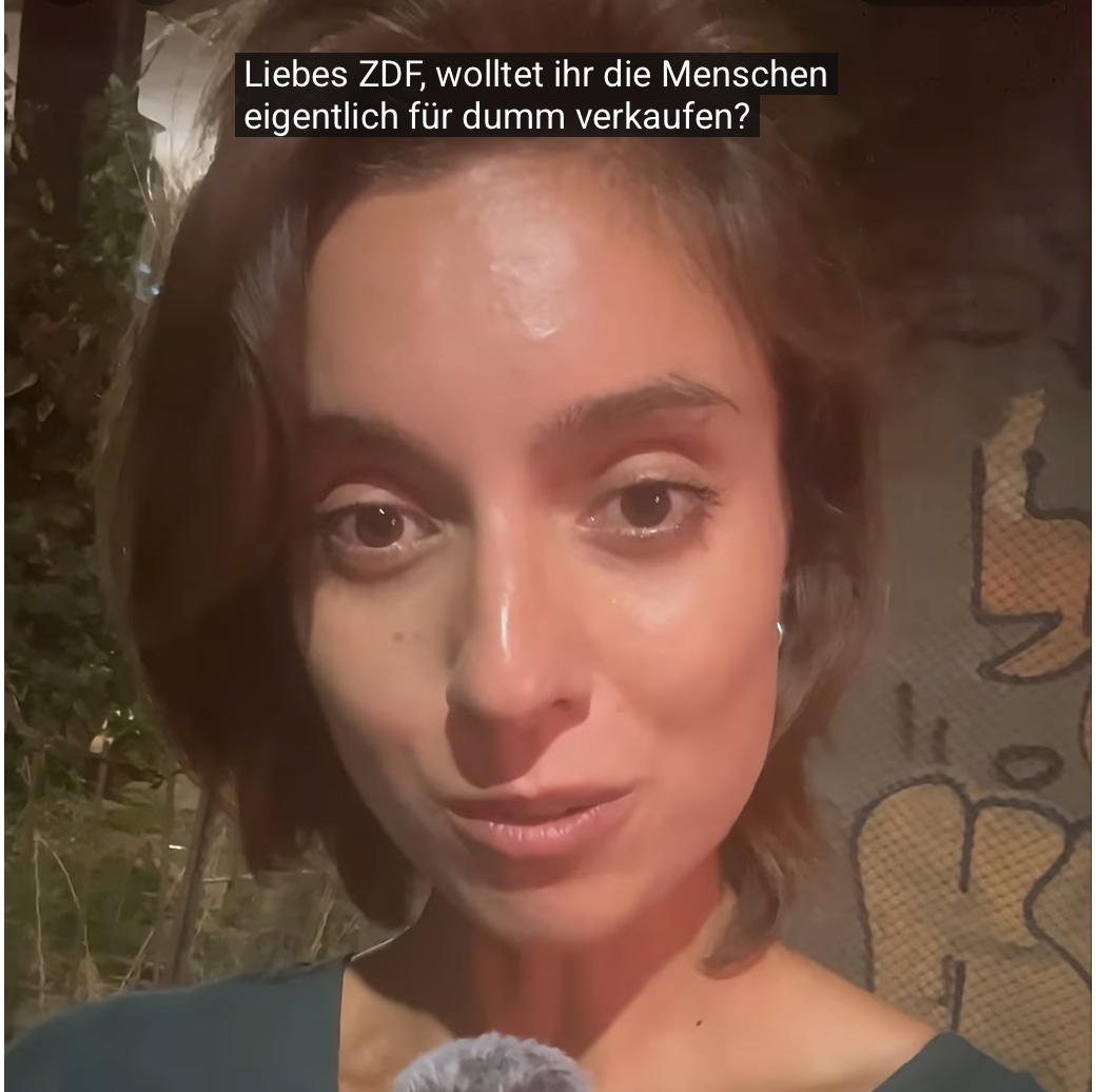 Was ist los beim ZDF?! Liebes ZDF, wollt ihr die Menschen für dumm verkaufen?
