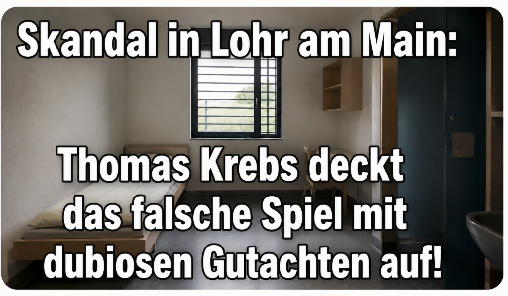 Skandal in Lohr am Main: Thomas Krebs deckt das falsche Spiel mit dubiosen Gutachten auf!