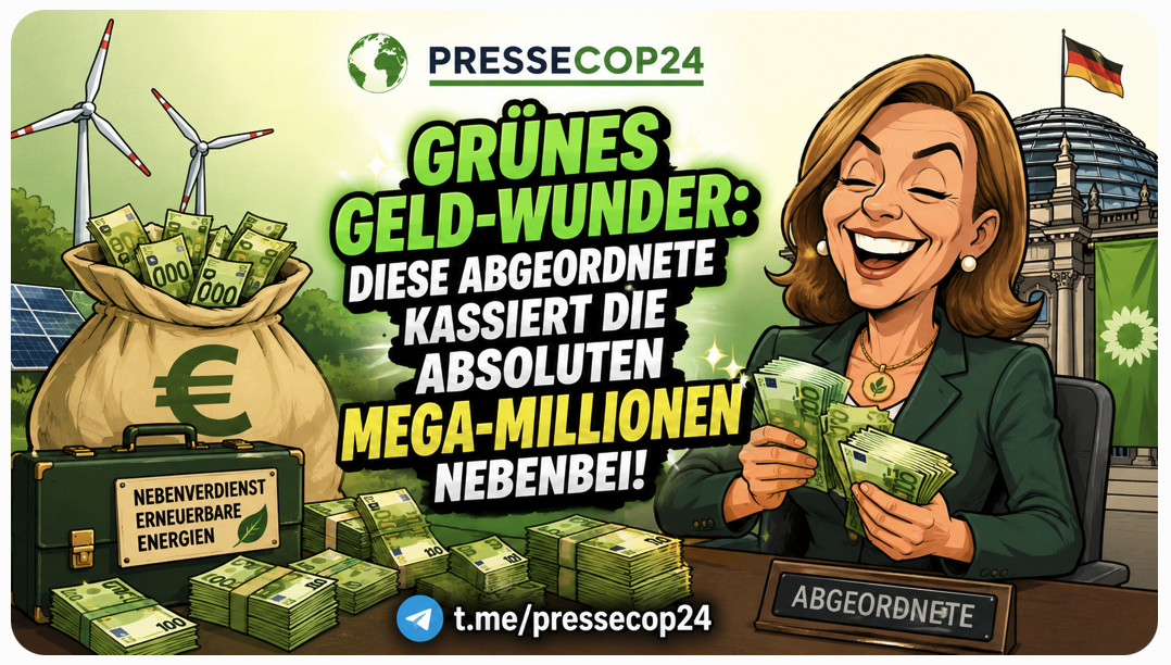 GRÜNES GELD-WUNDER: Diese Abgeordnete kassiert die absoluten Mega-Millionen nebenbei!