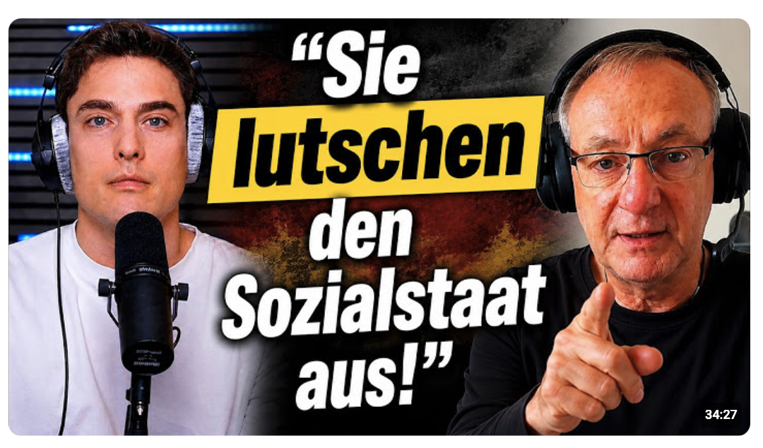 DEUTSCHLAND:“ Sie lutschen den Sozialstaat aus!“