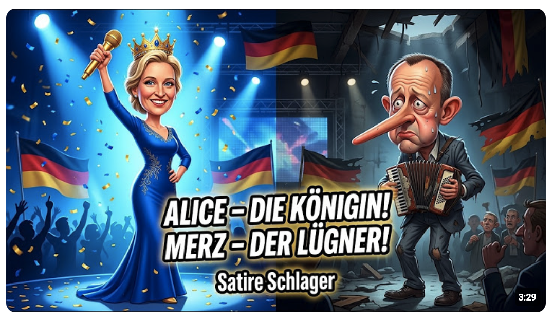 ALICE WEIDEL – DIE KÖNIGIN! MERZ – DER LÜGNER! Satireschlager [Satire Hit 2026]