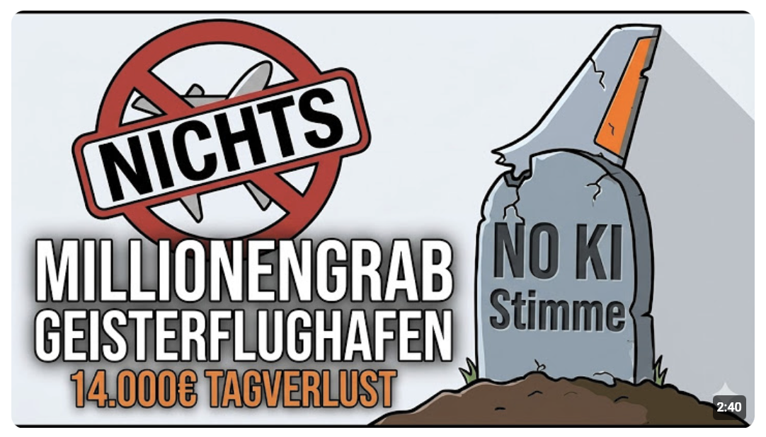 14.000€ pro Tag für NICHTS? Die Wahrheit über deutsche Geisterflughäfen #steuergeld #schwarzbuch