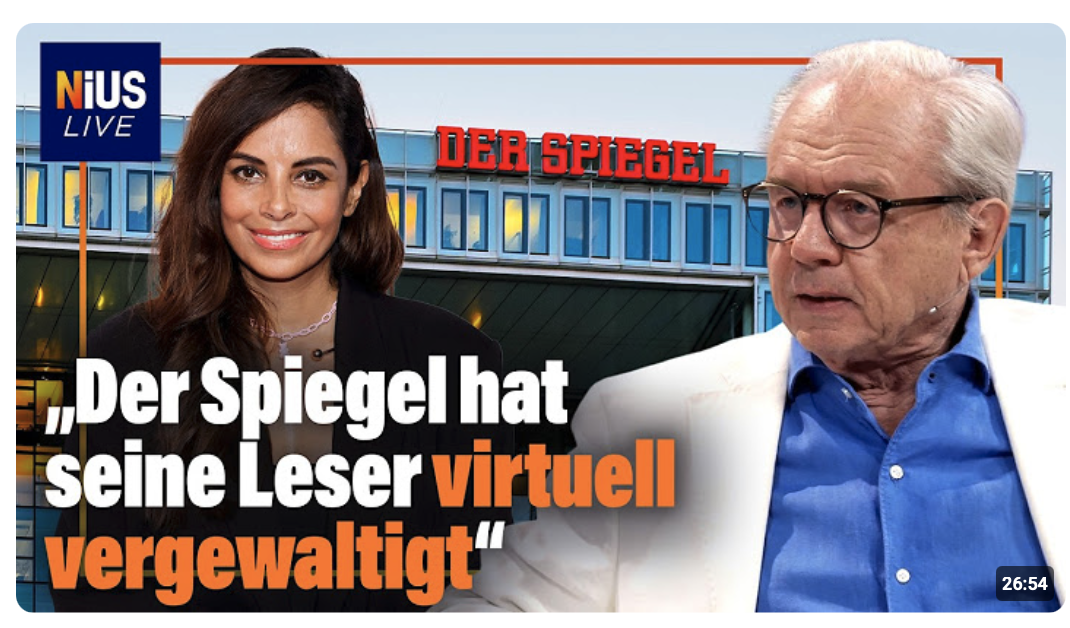 Klatsche für den Spiegel: Deepfake-Lüge gegen Ulmen fliegt auf | NIUS Live