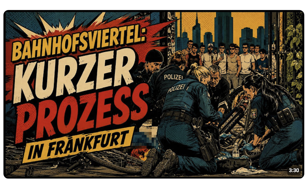 Frankfurt: Polizist schießt Messermann nieder – Menge applaudiert!