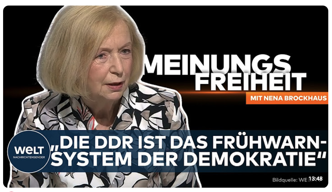 MEINUNGSFREIHEIT: Wanka kontert Ost-Klischee! – „Die da drüben sind Diktatur geschädigt“