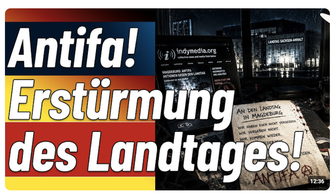 Es wird ernst! Erfurt: Tote werden einkalkuliert! & Magdeburg: Antifanten planen Landtag zu stürmen!