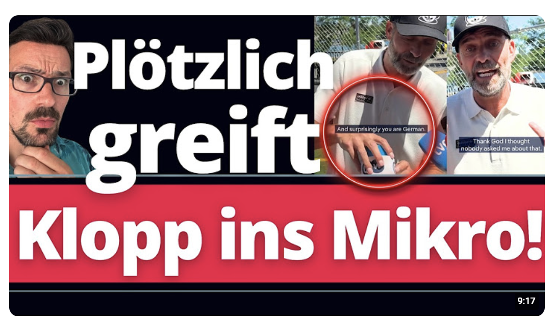 WM-Eklat: Schweinsteiger soll jetzt Rassist sein! Wütender Jürgen Klopp bricht darum Interview ab!