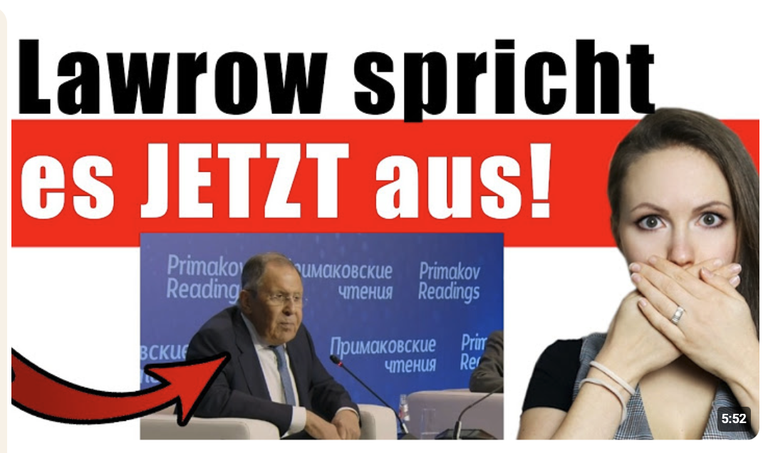 Lawrow warnt alle: „Verlasst JETZT SOFORT die Stadt!“
