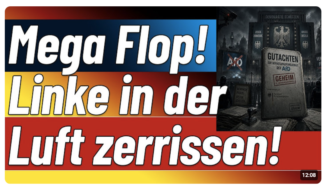 Neun Polizisten vor Gericht weil sie ihren Job machten & anti AfD Kampagne geht böse nach hinten los