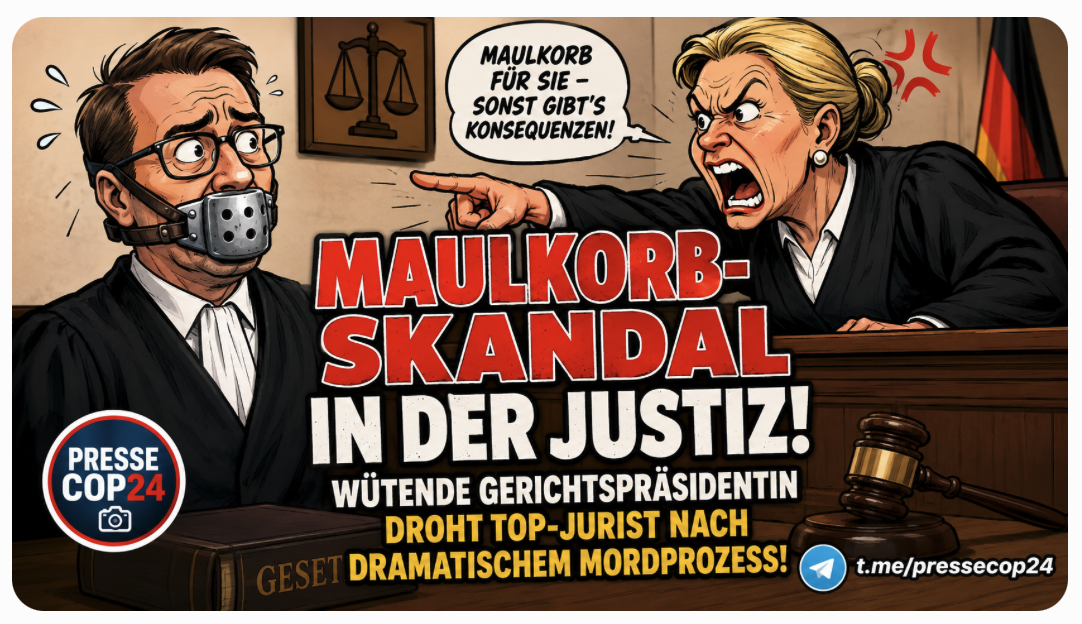MAULKORB-JUSTIZ-SKANDAL IN DER JUSTIZ! Wütende Gerichtspräsidentin droht Top-Jurist nach dramatischem Mordprozess!