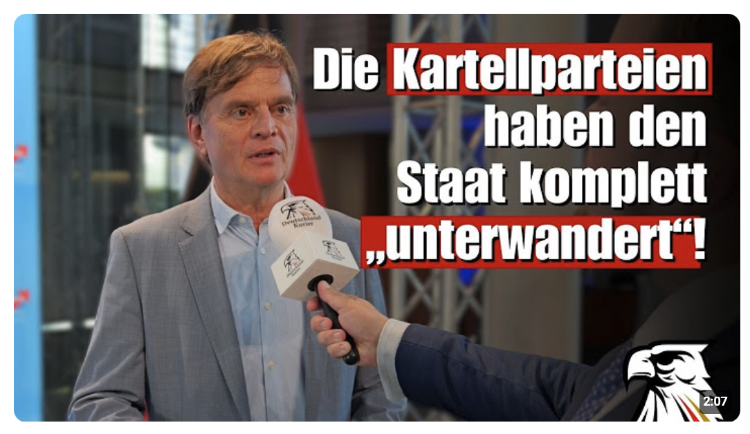 Bernd Baumann warnt beim AfD-Demokratiekongress: Die Kartellparteien haben den Staat „unterwandert“!
