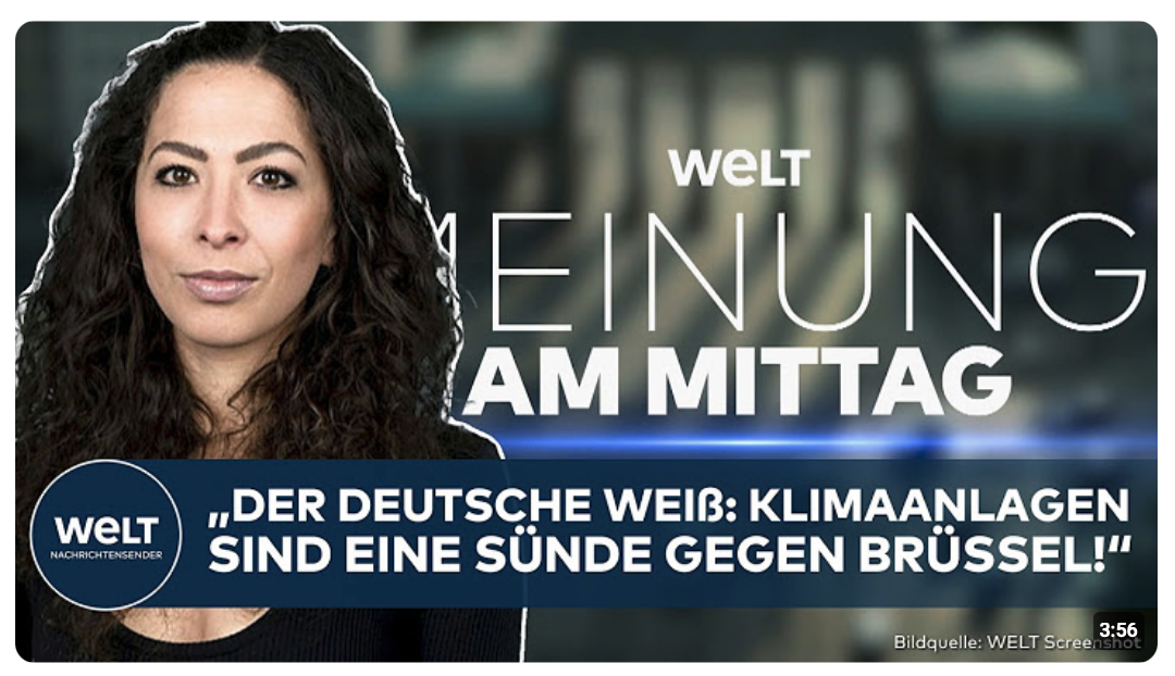 MEINE MEINUNG: Hitzewelle! Verwunderung in den USA! Deutsche lehnen Klimaanlagen ab
