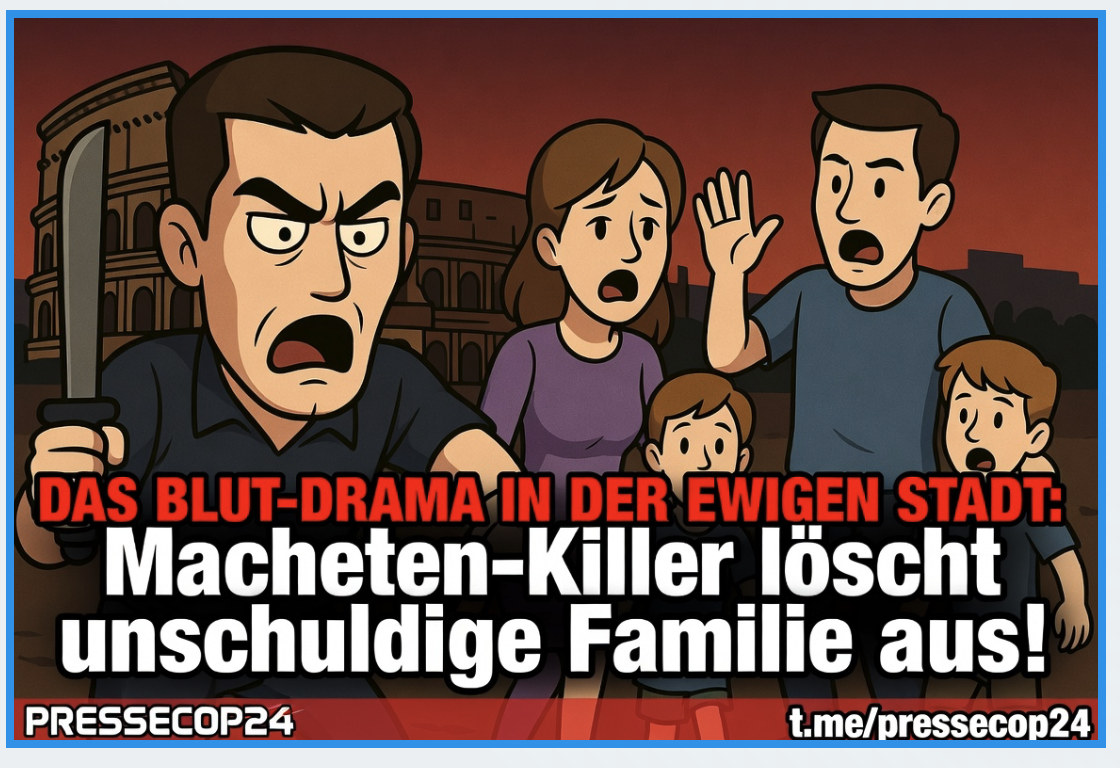 DAS BLUT-DRAMA IN DER EWIGEN STADT: Macheten-Killer löscht unschuldige Familie aus!