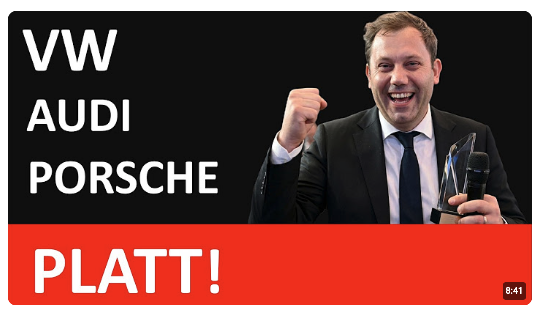 Die Politik hat damit kein Problem…