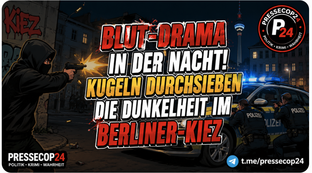 BLUT-DRAMA IN DER NACHT! Kugeln durchsieben die Dunkelheit im BERLINER-Kiez