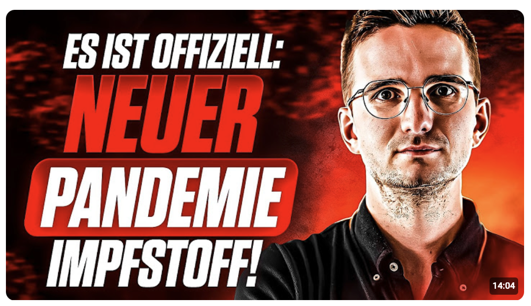 OFFIZIELL: PANDEMIE IMPFSTOFF STEHT BEREIT!
