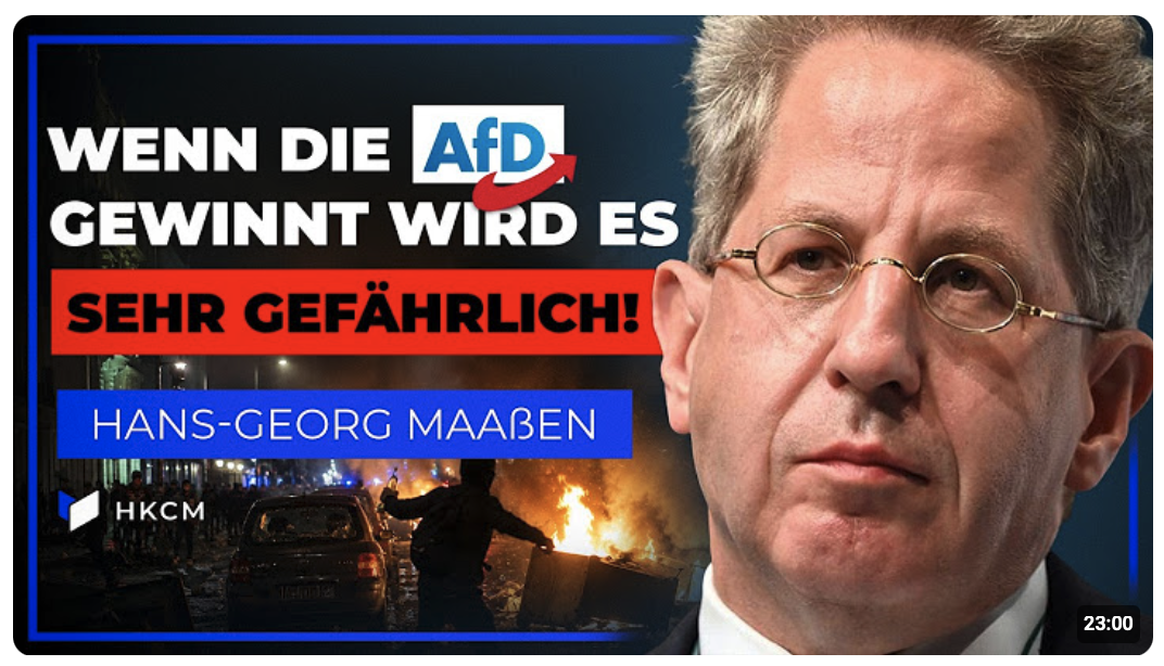 Maaßen hat große Sorge bei einem AFD-Sieg in Sachsen-Anhalt