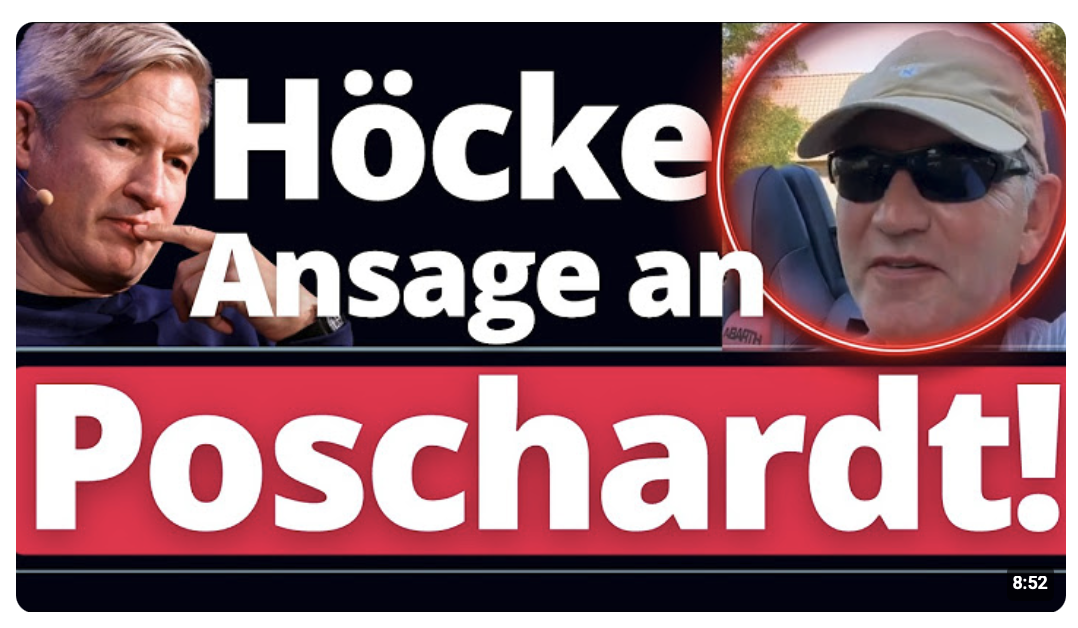 Genial: Nach Beleidigung gegen AfD fordert Höcke Poschardt zum Radrennen heraus!