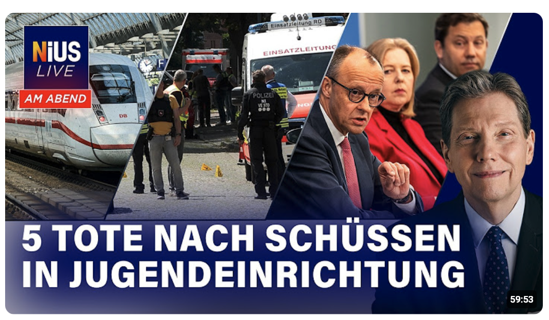 Schießerei in Stade – Fluchtauto von Polizei gestoppt I NIUS Live am Abend vom 29.06.2026