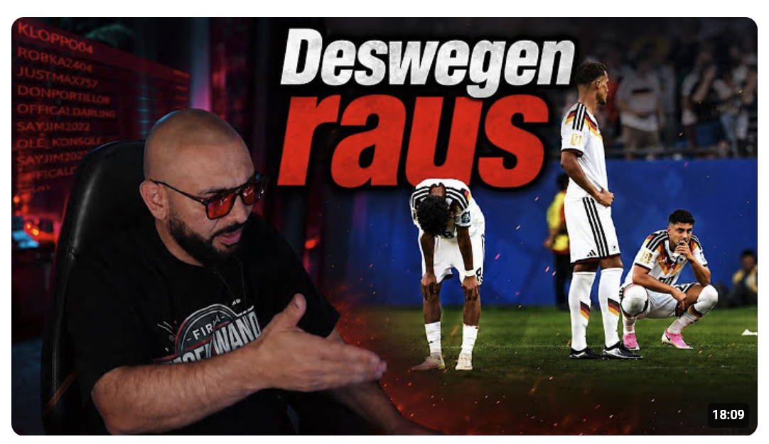 Meine These zum WM AUS von Deutschland!