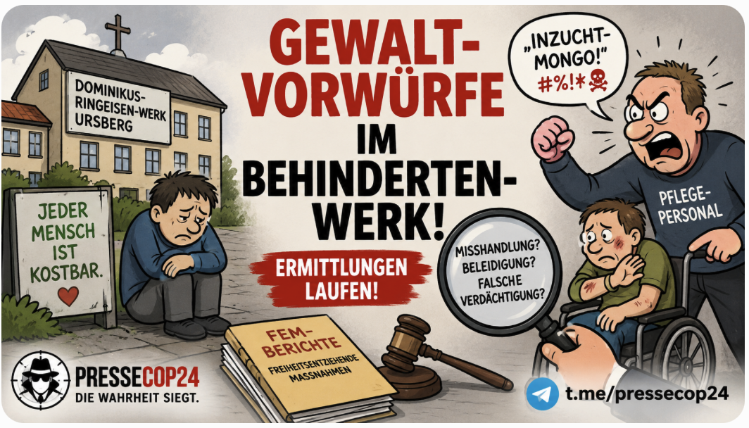 SCHLÄGE, WÜRGEN, MIESE BESCHIMPFUNGEN! Das Folter-Drama IM BEHINDERTENWERK in Bayern!