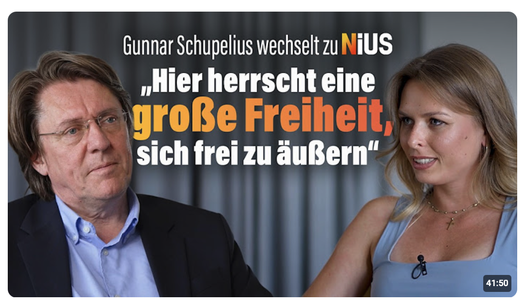 Gunnar Schupelius wechselt zu NIUS: Der Neustart nach 21 Jahren