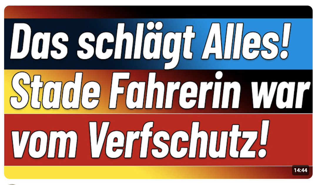 Der Dachstuhl brennt! Stade Fluchtwagenfahrerin ist vom Verfassungsschutz NRW! & das hat Antifa vor!