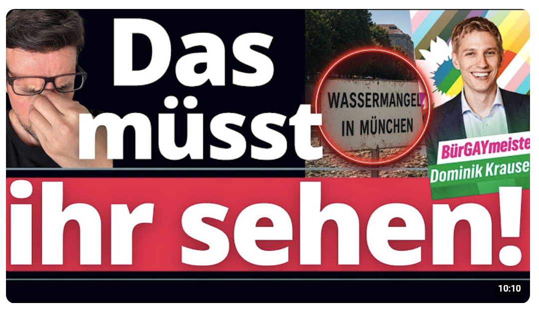 München: Akuter Wassermangel! Rationierung droht!