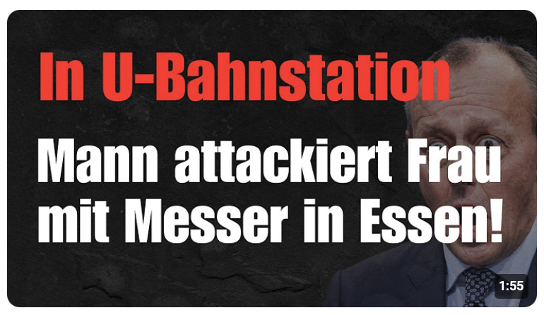 Furchtbar! Obdachlose Frau mit Messer angegriffen! Täter ist Araber!