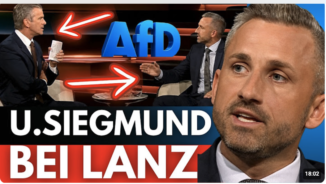 „Dann beginnt die Aufbau-Arbeit! Ulrich Siegmund sprengt Lanz Runde