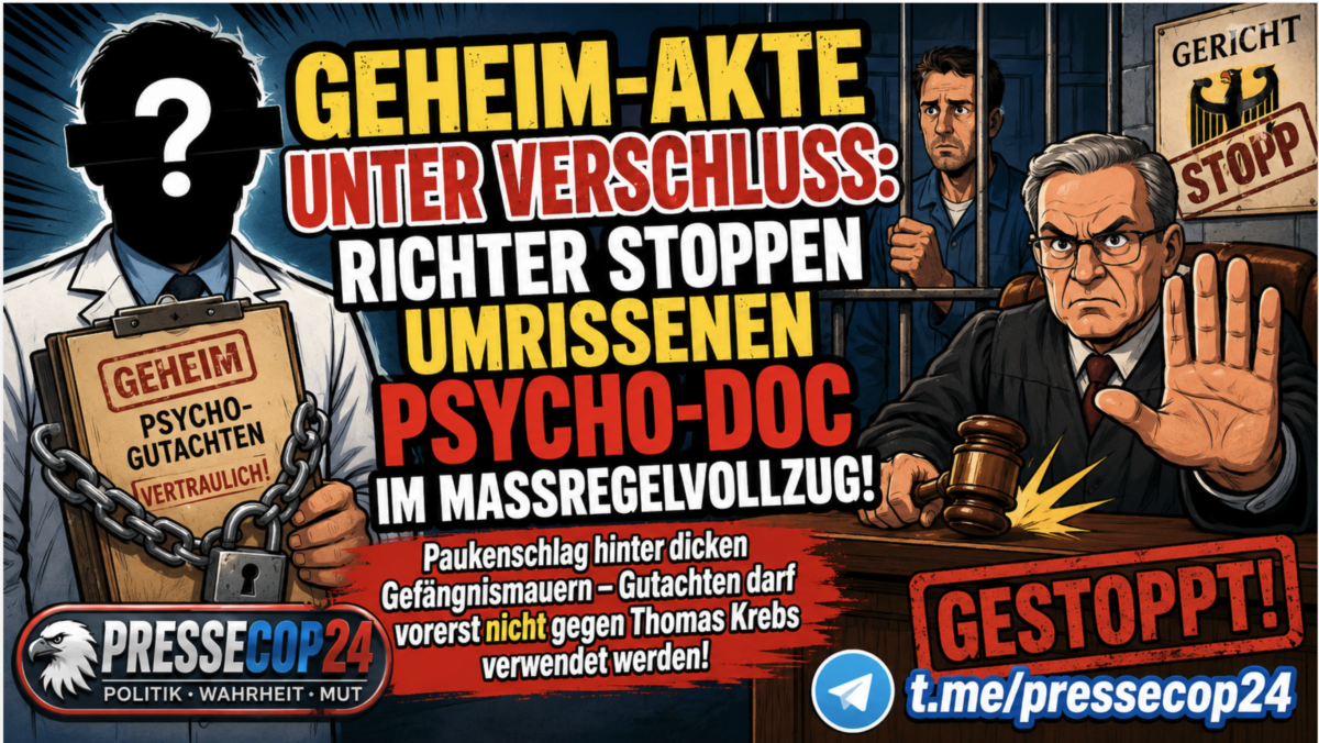 GEHEIM-AKTE UNTER VERSCHLUSS: RICHTER STOPPEN UMRISSENEN PSYCHO-DOC IM MASSREGELVOLLZUG!