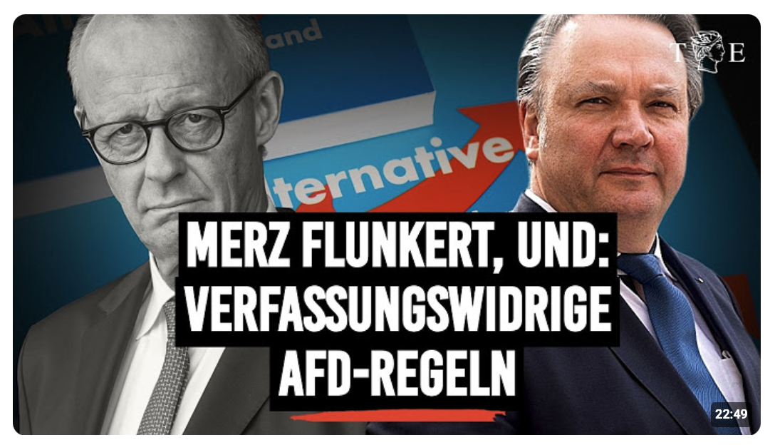 „Ein gravierender Bruch“: Pläne AfD-Wahl zu untergraben und warum Merz flunkert