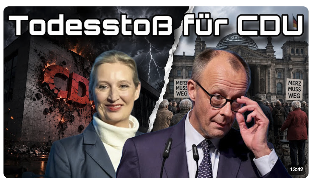 Das war‘s: Merz hat CDU den Todesstoß verpasst